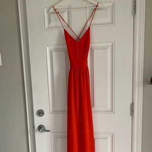 Red Lulus Maxi Dress